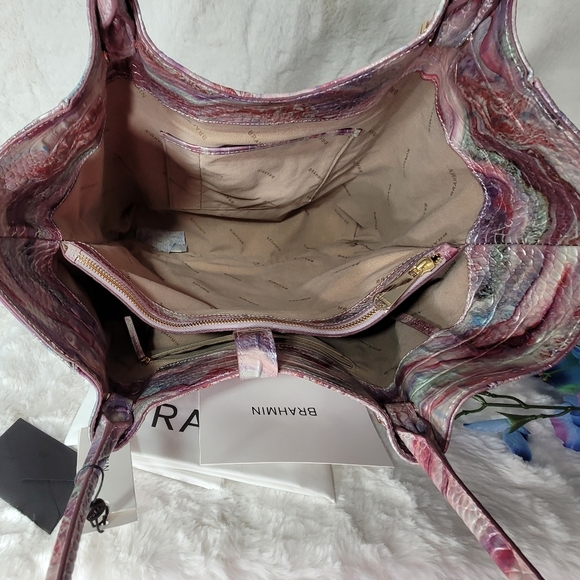 ✨️ Brahmin Melbourne Designer Shoulder Bag Purse Business Laptop Everyday NWT - Picture 4 of 16